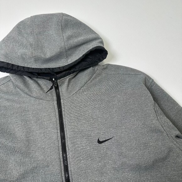 90s Nike Reversible Full Zip Swoosh Jacket L - Picture 5 of 7